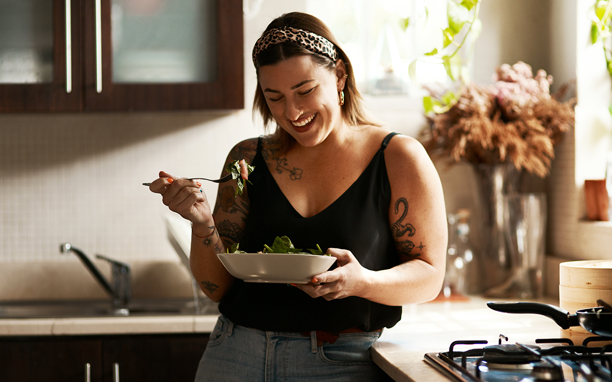 fasting in kitchen