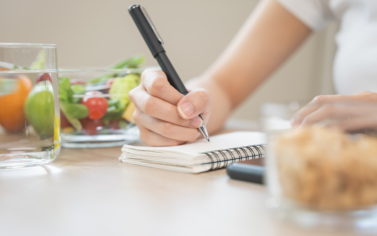 woman making plan