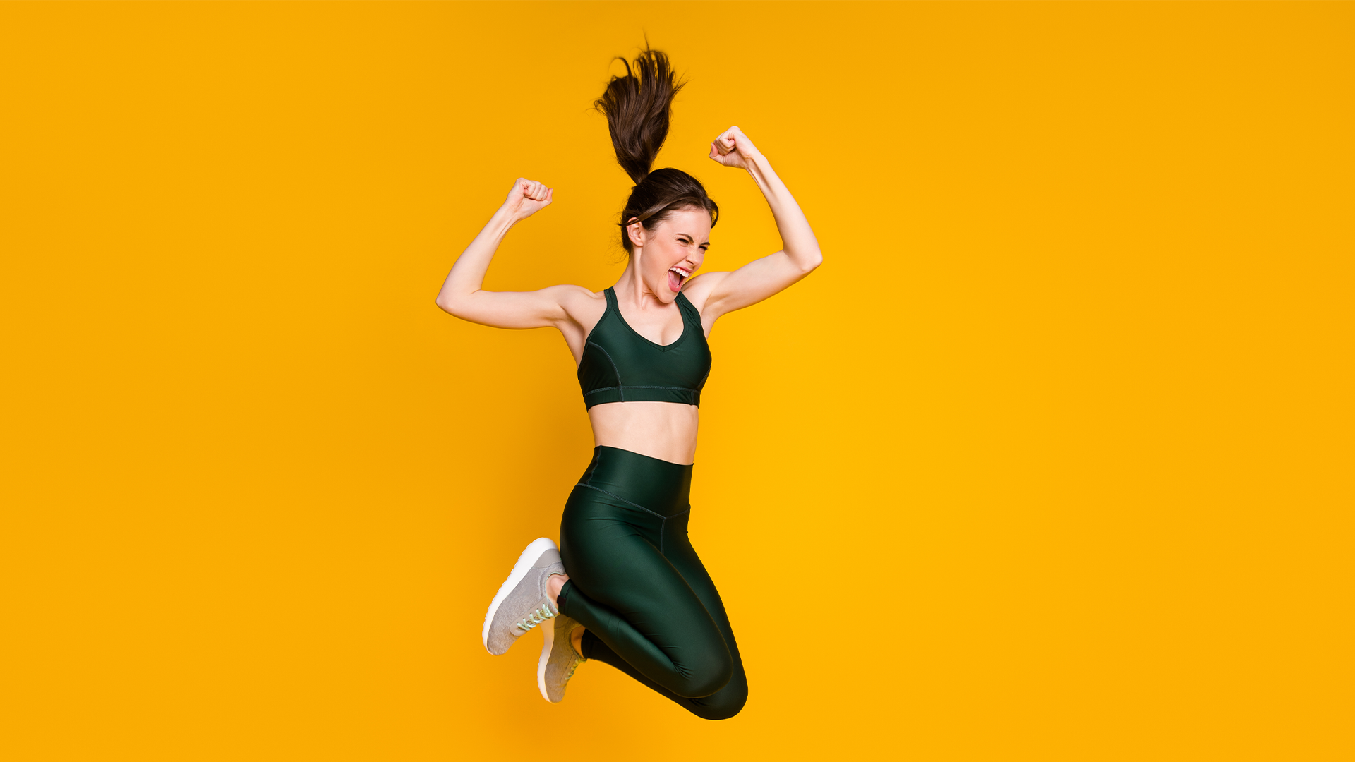 Woman motivated to lose weight
