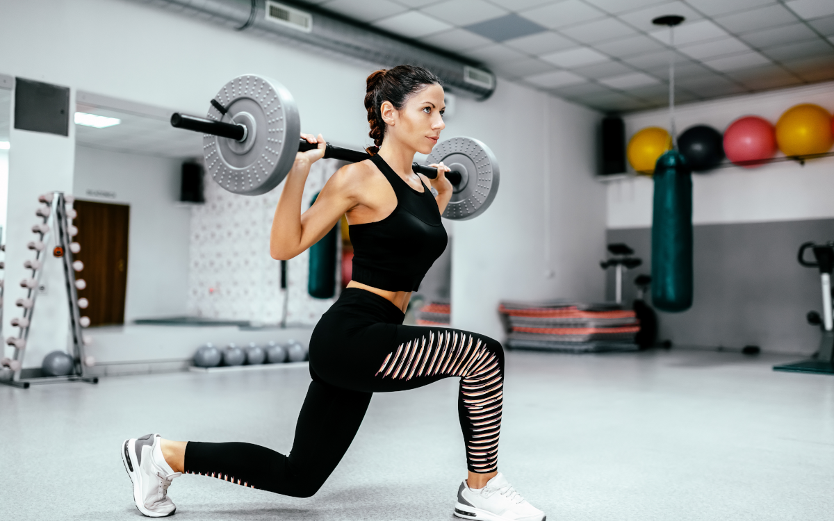 woman exercising