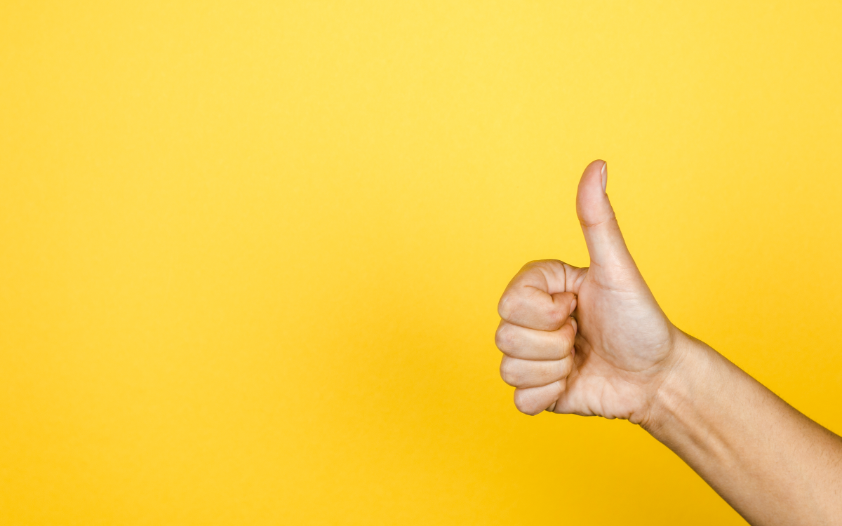 thumbs up