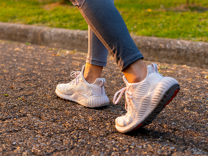 woman walking